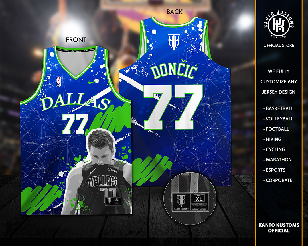 Luka Doncic Dallas Mavericks 2021 City Edition NBA Jersey