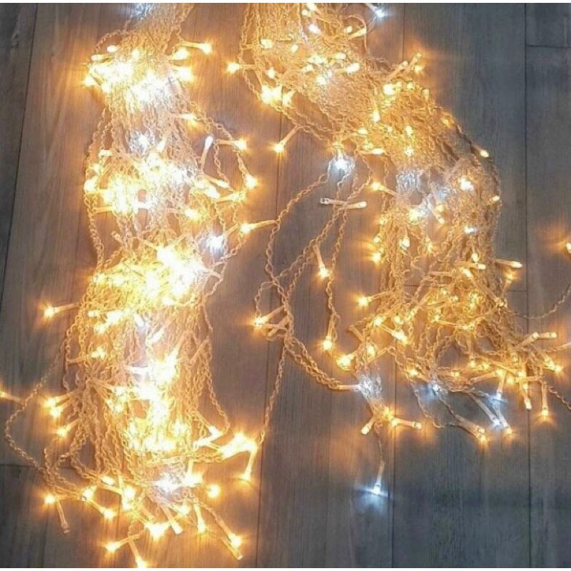Đèn rèm 12 mét x0,6 mét luôn sáng điểm bóng nháy Huydecor ,Đèn Led rèm , Đèn Nháy rèm led Huydecor