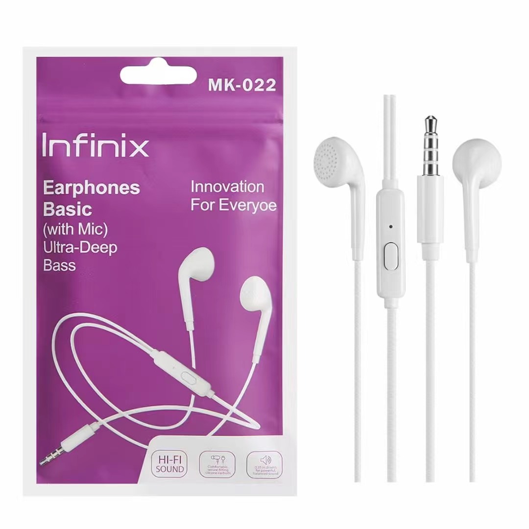 Infinix Universal Earphone Ln Ear Headset 3 5MM Sports Headphones 