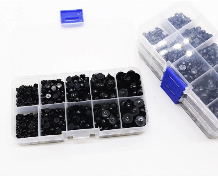 Hộp mắt thú dán nhiều size tiện dụng (hộp 760 cái)