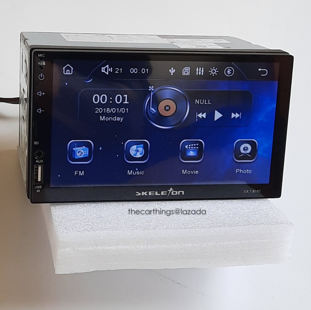Head Unit Double Din MP5 Player 
