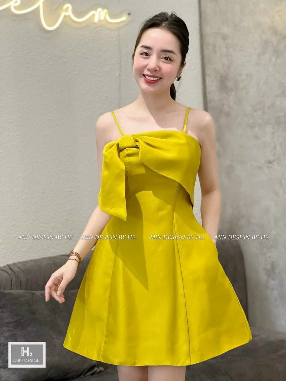 Đầm tiểu thư, đầm công chúa 2 dây đính nơ, đầm bánh bèo , đầm xoè đính nơ ngực, đầm cúp ngực