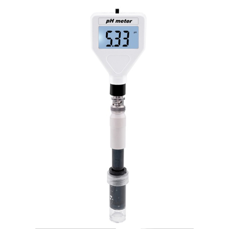 Acidity Meter PH Tester PH Tester Meter with White Backlight for Cheese/Meat/Soil PH-98218