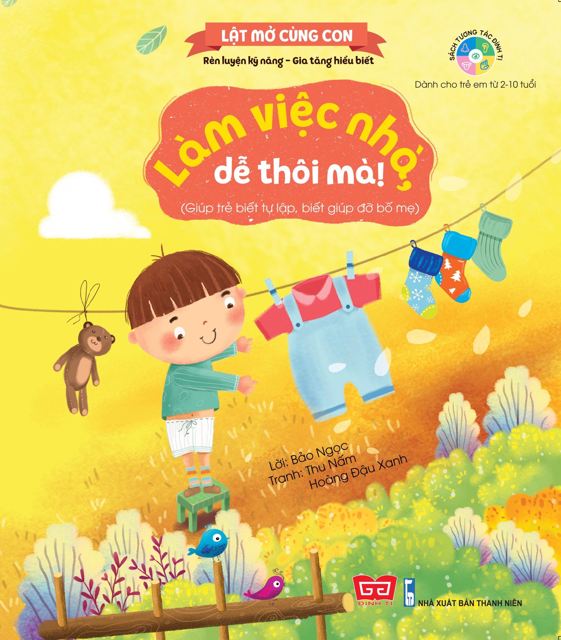 Sách Kỹ Năng Đầu Đời Cho Bé - Lật Mở Cùng Con