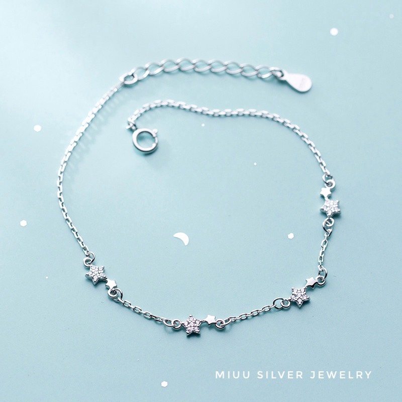 Lắc tay bạc 925 Comedy Bracelet Miuu Silver