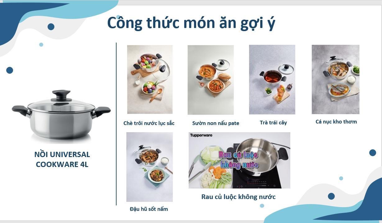 Nồi Tupperware Universal Cookware 4L