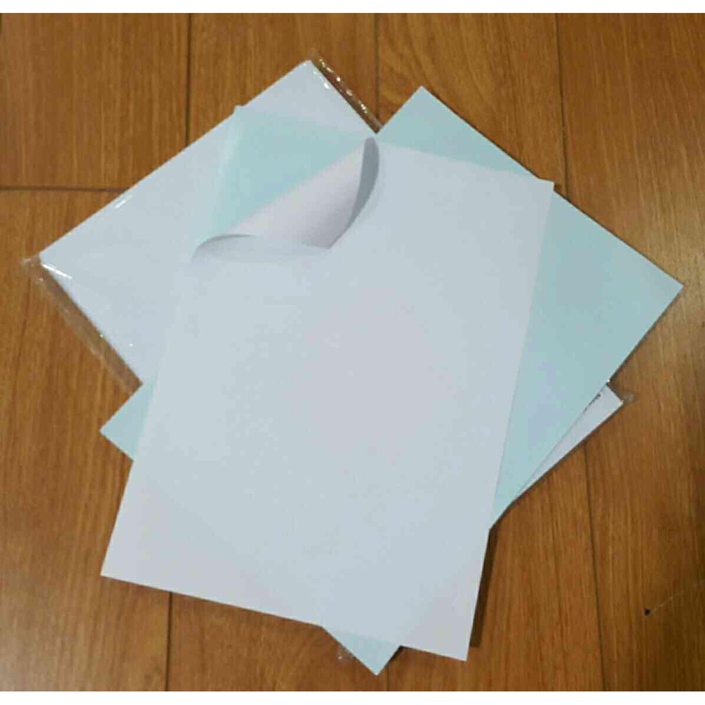 [HCM]Decal đế xanh khổ A6,100 tờ/xấp