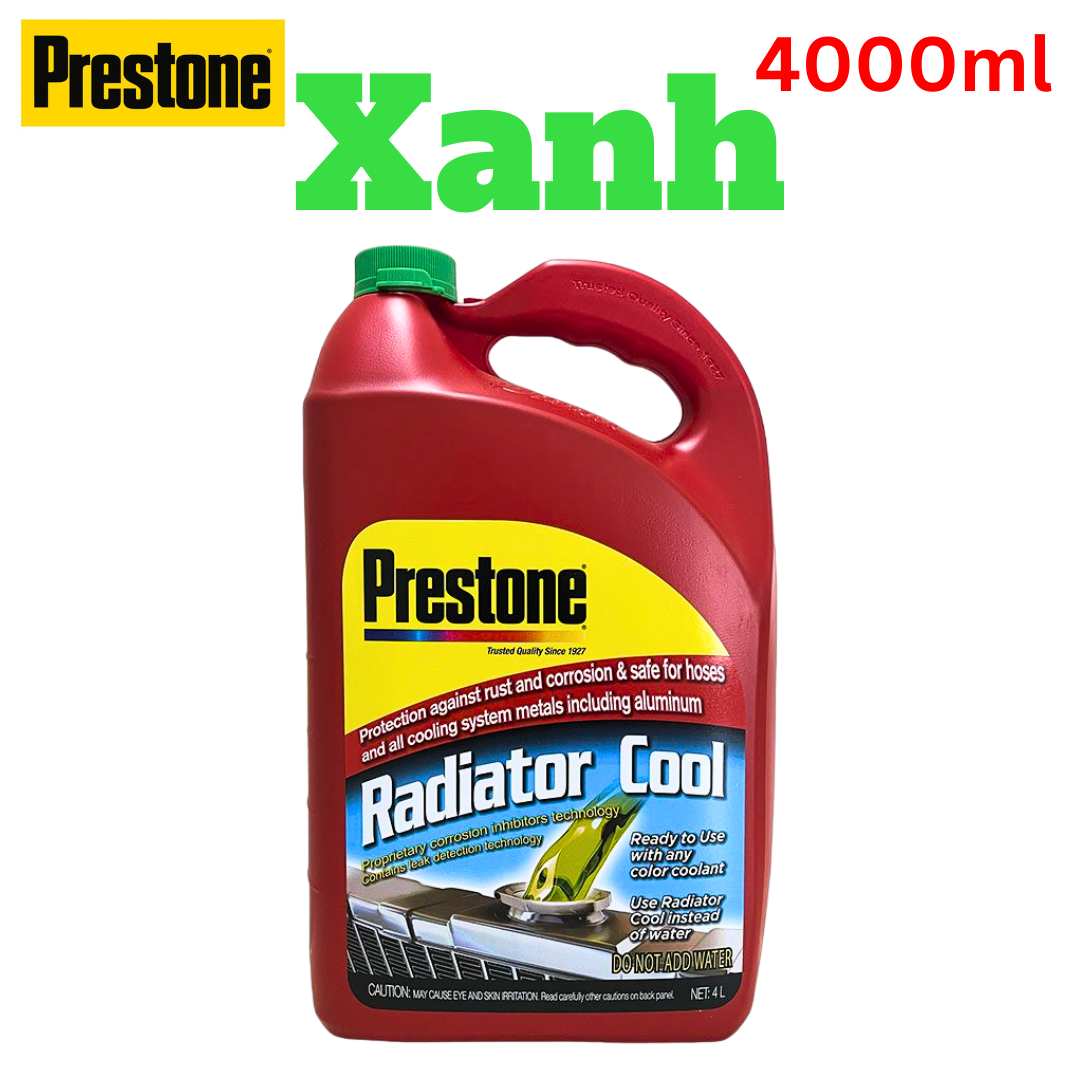 Nước làm mát đông cơ xe ô tô chính hãng prestone radiator cool 4l