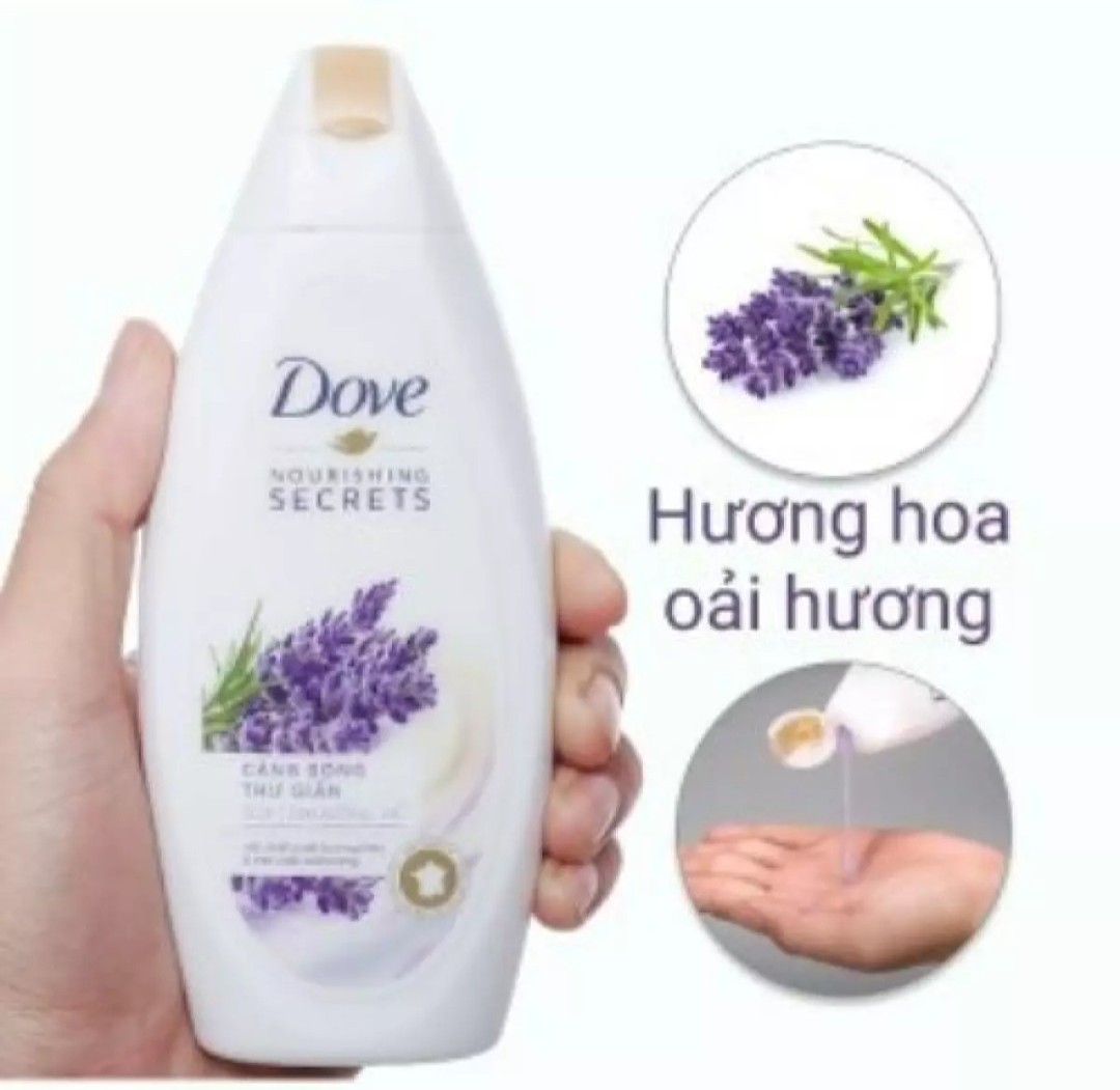 Set 2 chai Sữa tắm Dove 180g