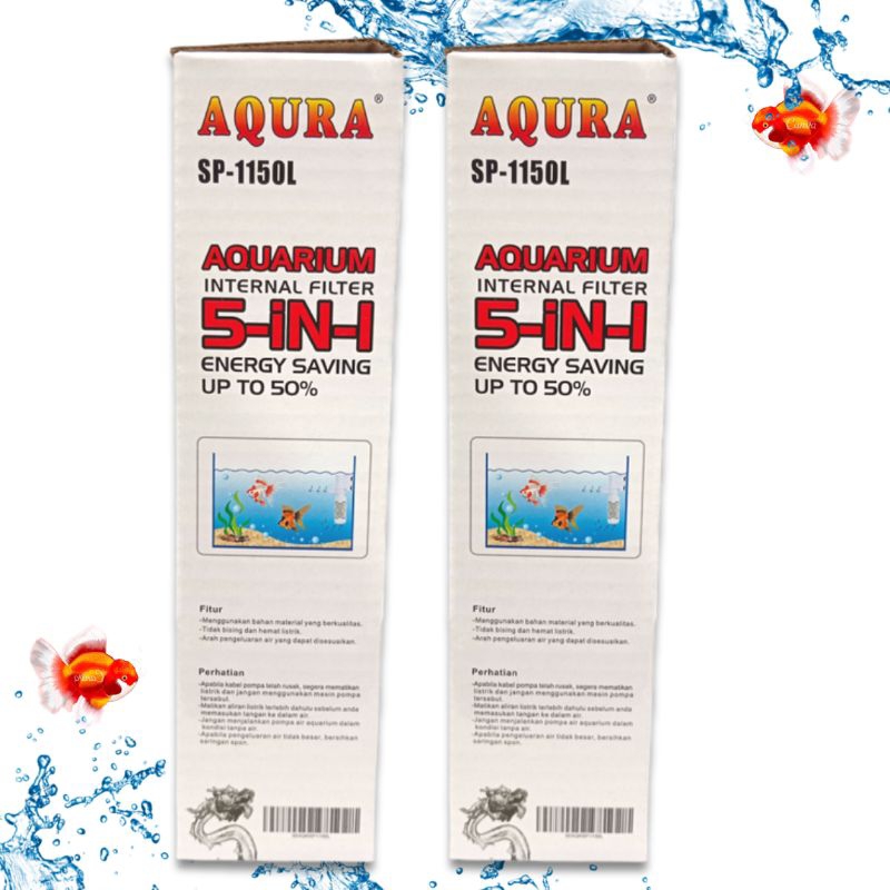 Pompa Aquarium Internal Filter AQURA 5IN1 SP 1150L