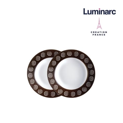 Bộ 2 Đĩa thuỷ tinh Luminarc Sirocco 19cm