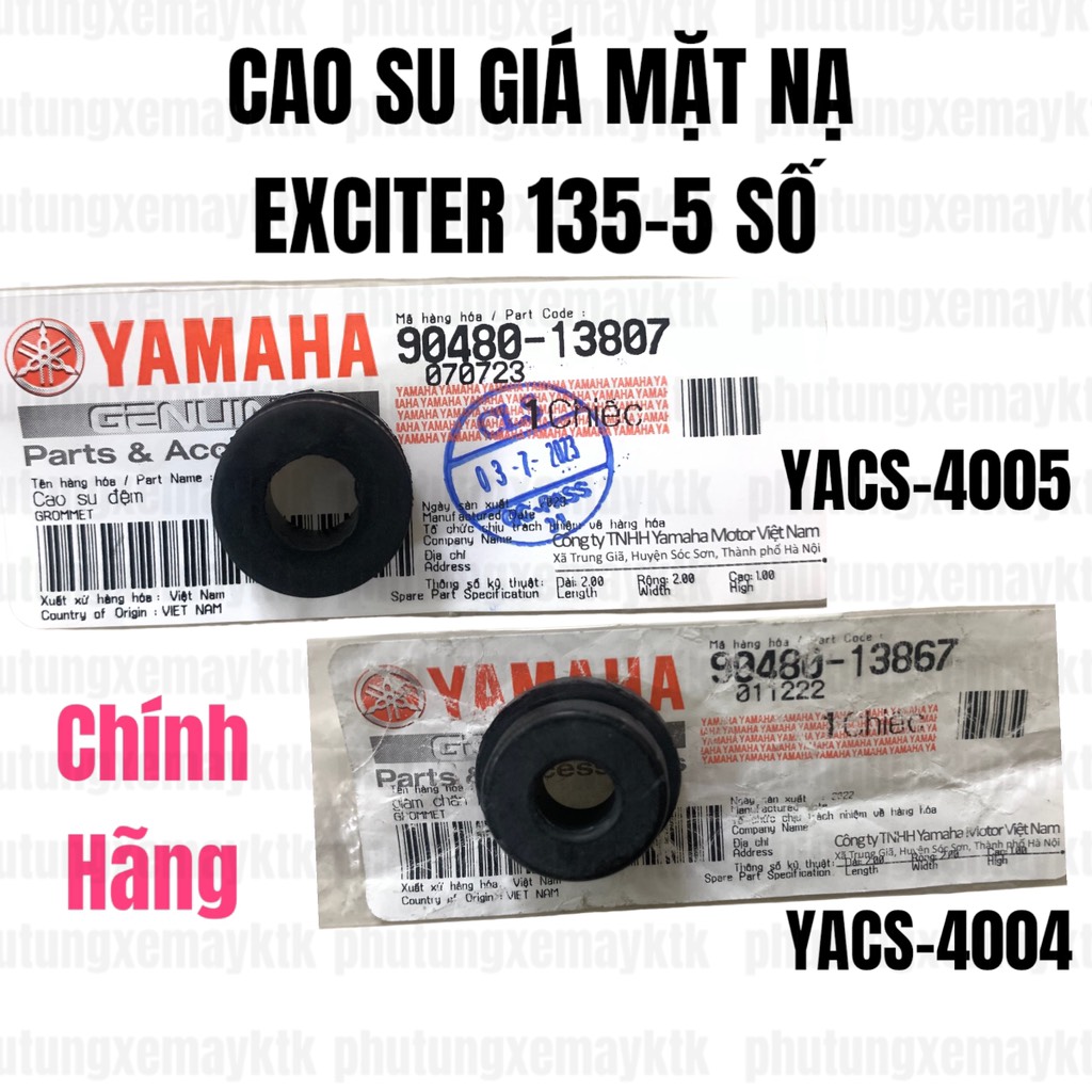 [Chính hãng Yamaha] Cao su mặt nạ Exciter 135 5 số YACS PL