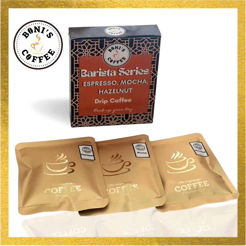 Boni's Coffee Drip Coffee Barista Series Bundle Espresso, Mocha