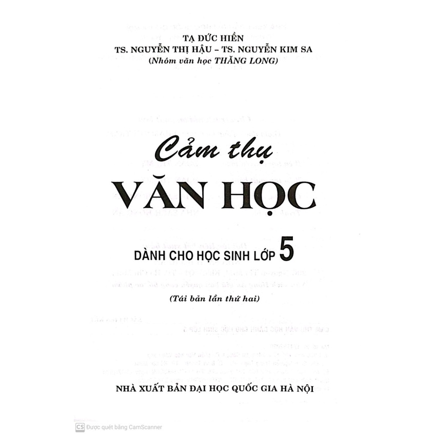 Cảm Thụ Văn Học Lớp 5 ( HA )
