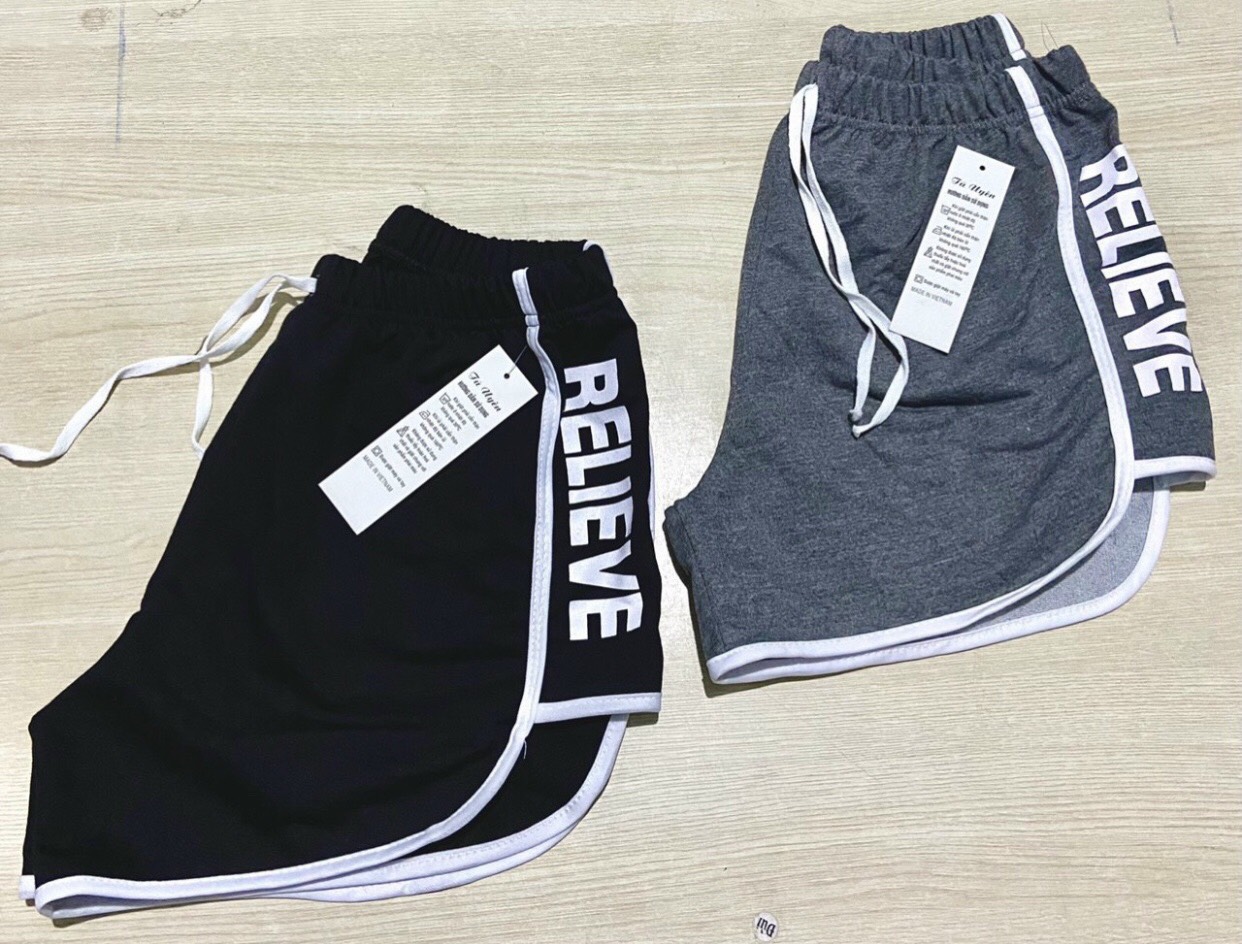 quần short nữ chất thun COTTON mềm mịn co giản
