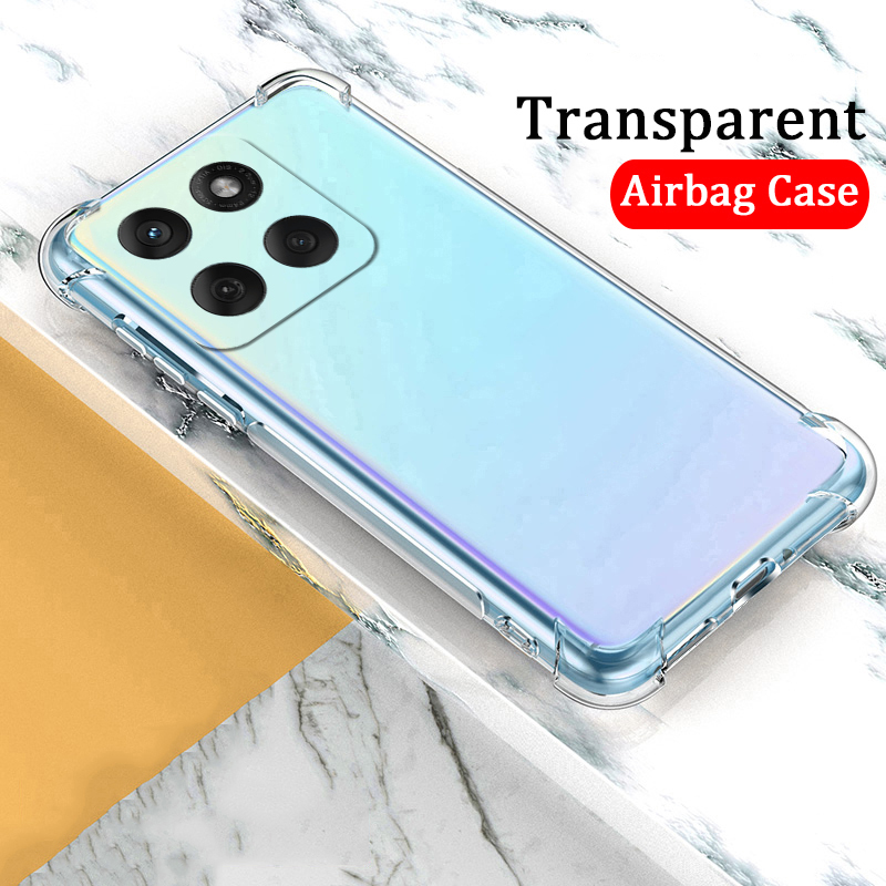 For Motorola Moto G67 Power / G57 Power Phone Case Air Cushion Soft Silicone Clear Transparent Shockproof Cover for Moto G57 Power Cover Casing HP.