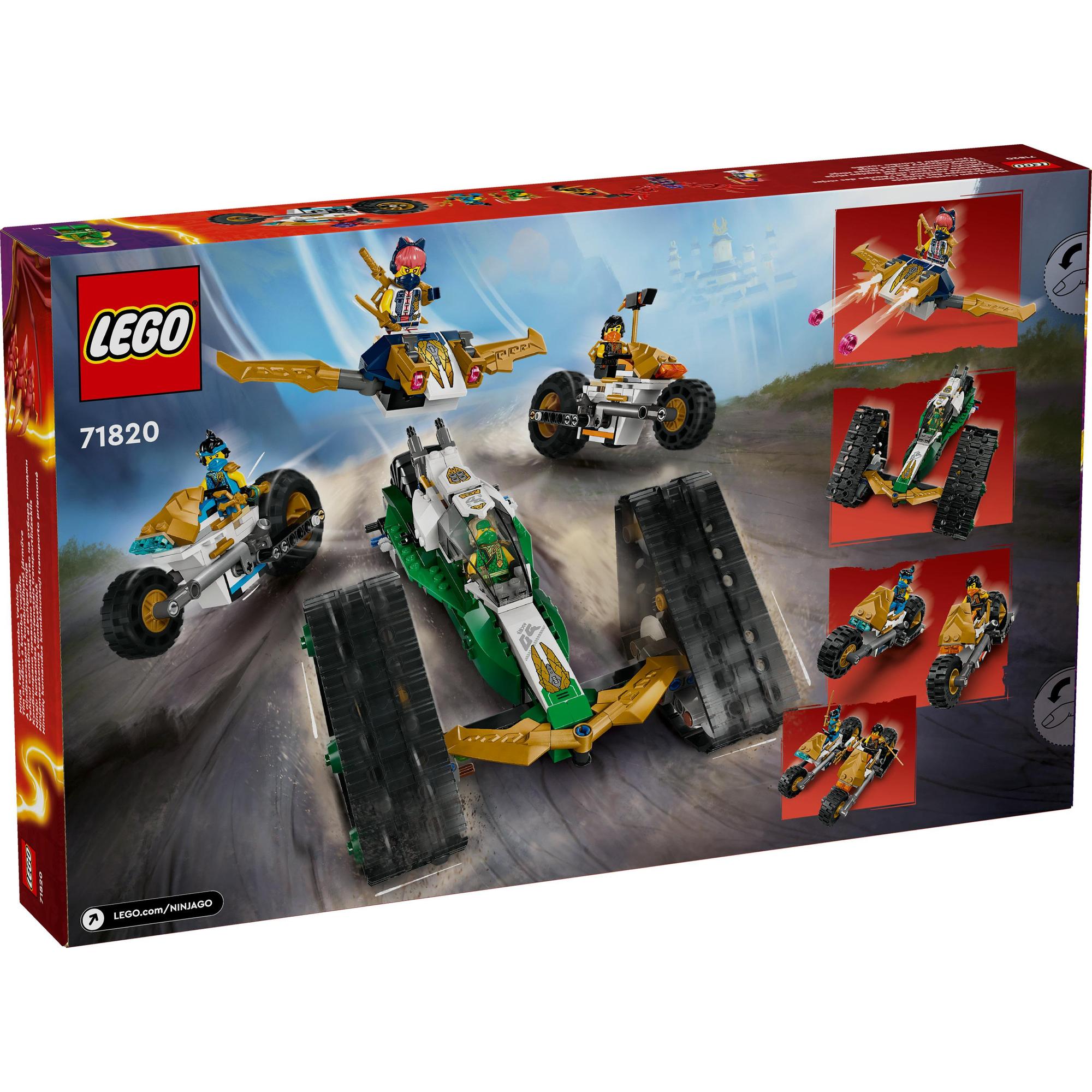 LEGO NINJAGO 71820 Ninja Team Combo Vehicle (576 Pieces) | Lazada