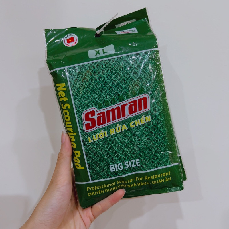 Lưới rửa chén SAMRAN siêu sạch, siêu bền - tùy chọn Size
