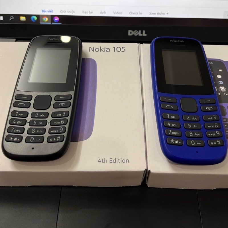 Điện thoại Nokia 105(2019) 2 sim máy mới 100% full box