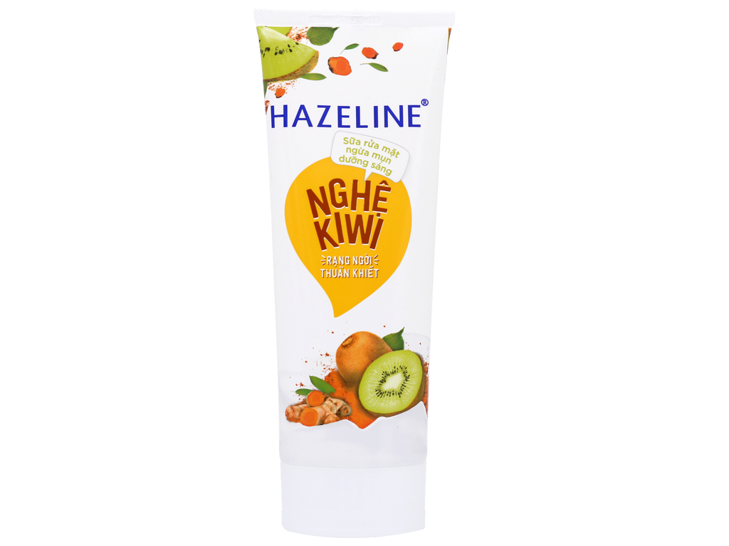 Hazeline sửa rửa mặt nghệ kiwi 100gr
