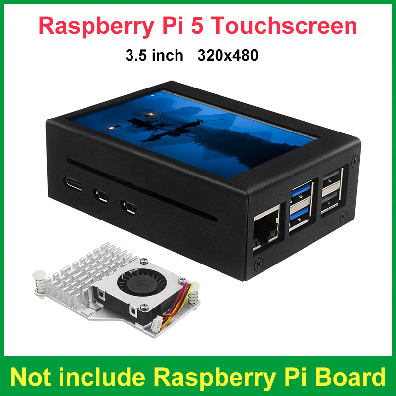 【Shop the look】 Raspberry Pi 5 3.5 inch touchscreen 320x480 TFT display ggng LCD screen run diamondbian potassium Ubuntu Linux system Giá 817,977 Đồng*Miễn phí vận chuyển