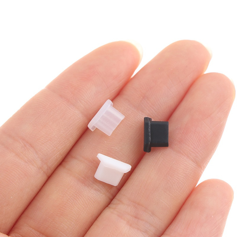 10/1Pcs USB Silicone Bụi Cắm Sạc Cổng Bìa Cap Nữ Jack Giao Diện Phổ Micro USB Chống Bụi Tablet PC Máy Tính Xách Tay Máy Tính Xách Tay