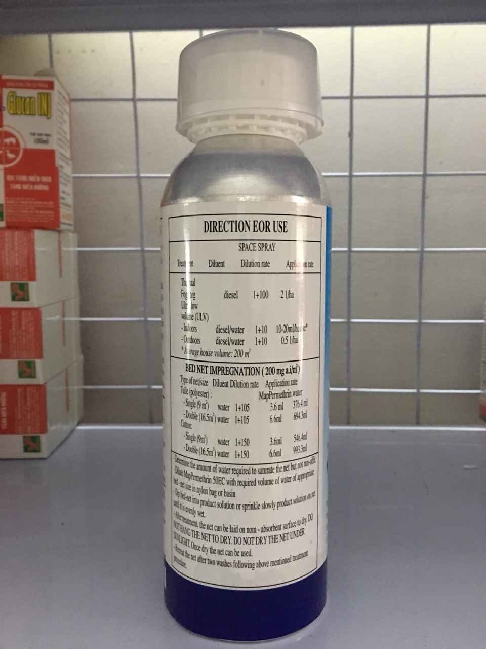 Thuốc diệt muỗi chai nhôm (500ml)