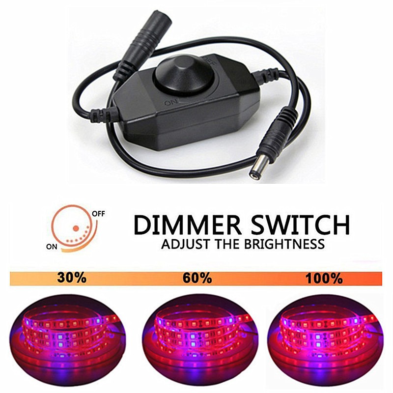 5050 Led Grow Full Spectrum Phyto Strip Lamp 1-5m 10m Red Blue Plants ...