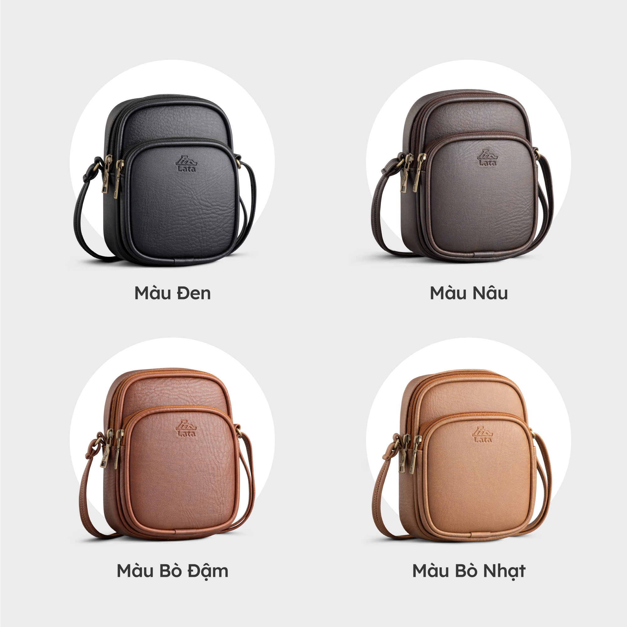 Túi Lata (Thời trang nữ đựng điện thoại mini - Túi đeo chéo da HN117)