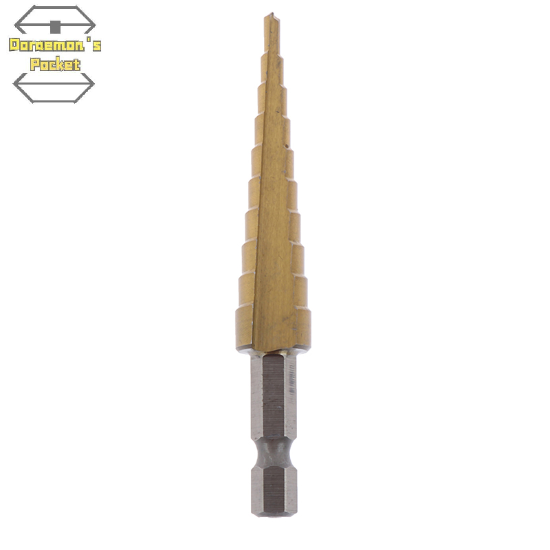 Von hitn mũi khoan bậc tráng 3-12mm mũi khoan tay cầm lục giác dụng cụ khoan kim loại