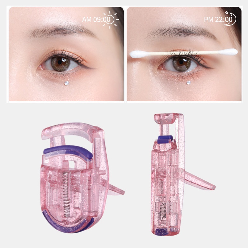 Kẹp Uốn mi xoăn góc rộng lấp lánh cho người mới bắt đầu
