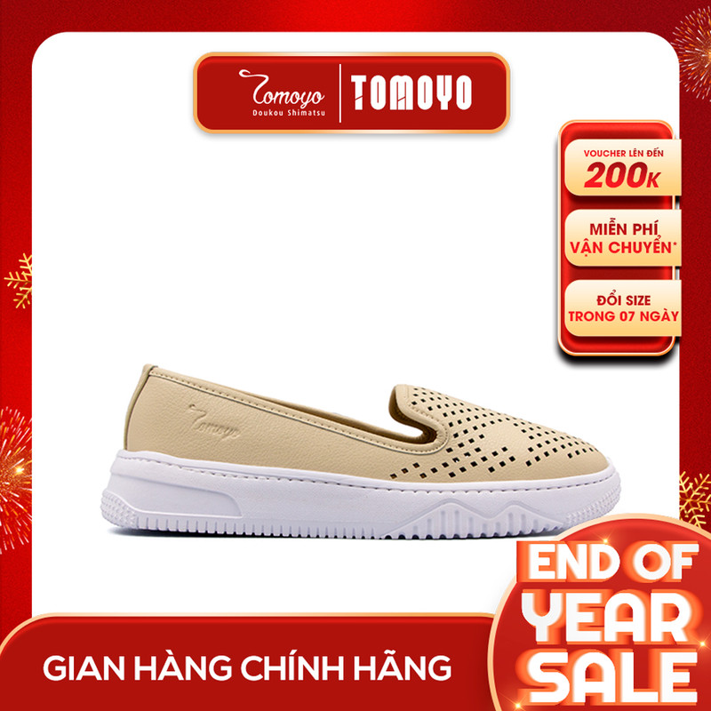 SIÊU SALE 6.6 | Giảm 30% đơn 199k - Giày Sneaker Nữ Tomoyo Da Microfiber "SIÊU NHẸ" TMW20909