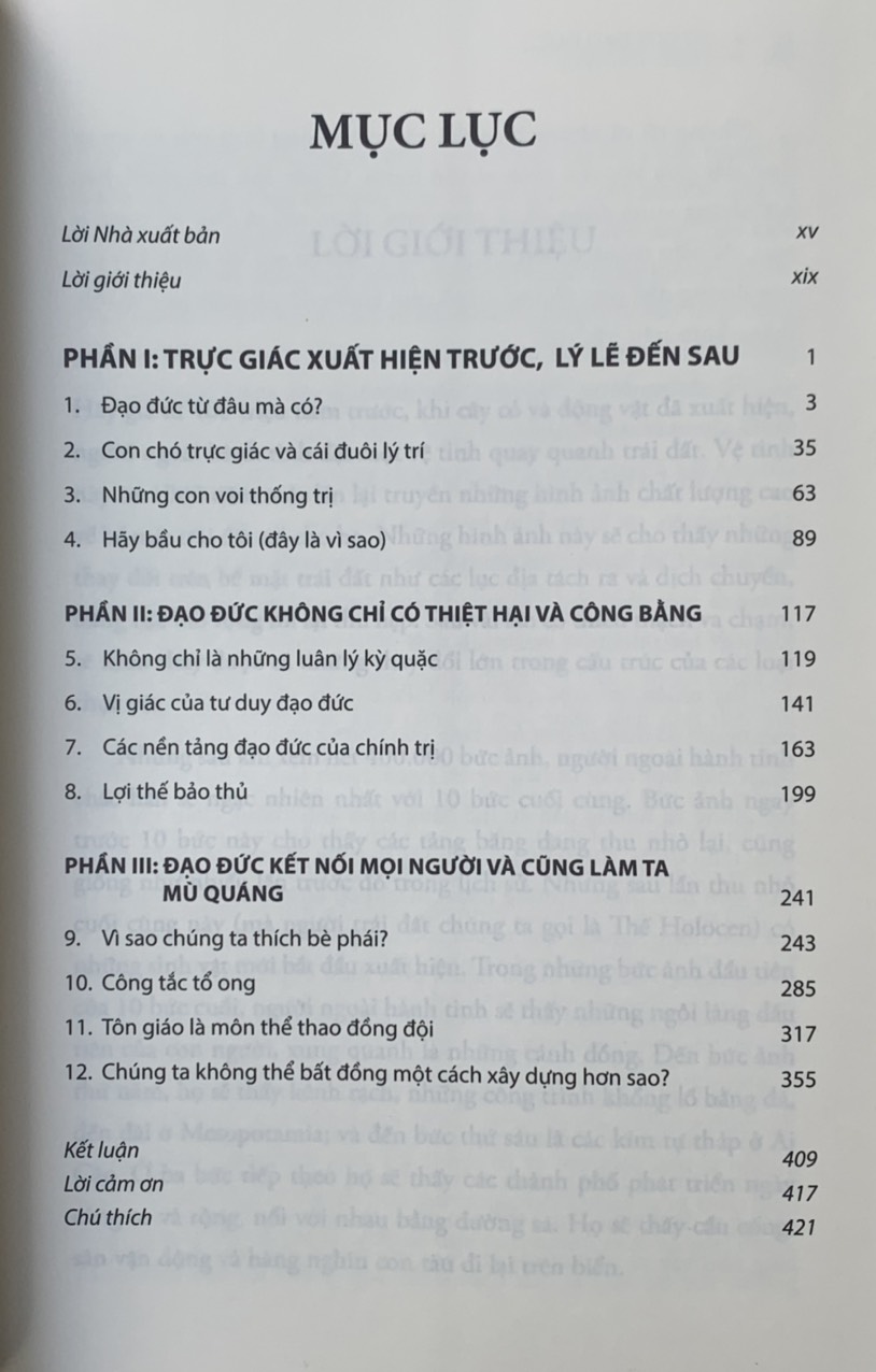 Tư Duy Đạo Đức- Vì sao những người tốt bị chia rẽ bởi chính trị và tôn giáo