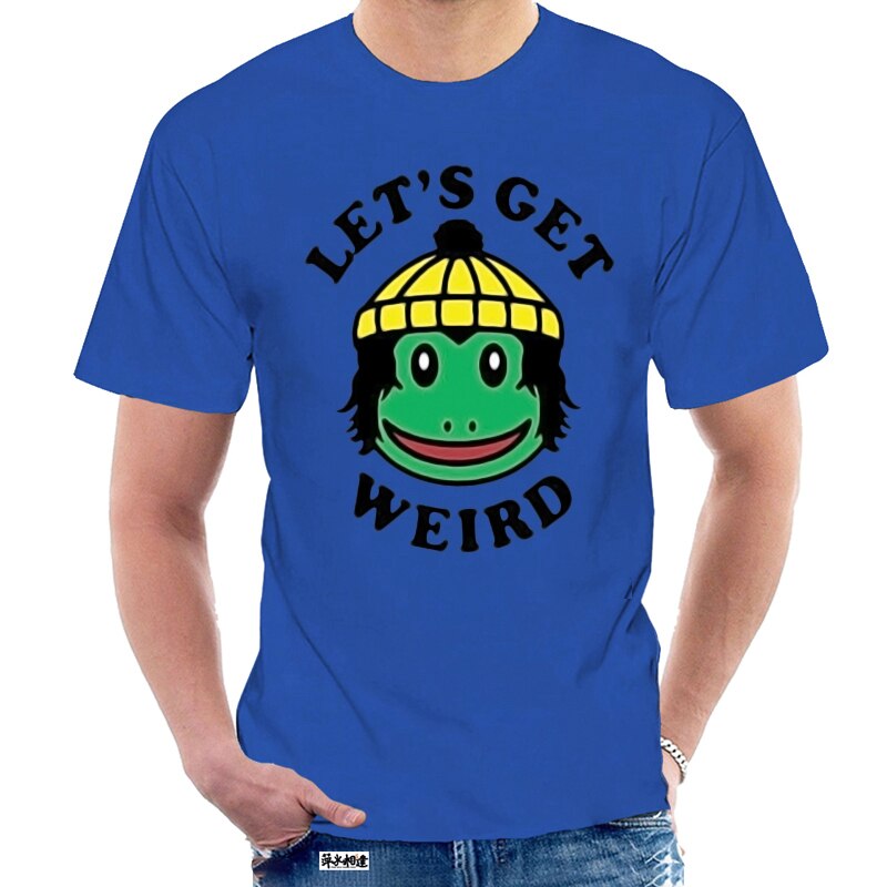 New finn wolfhard let's get weird youth men t-shirt cartoon tee new fashion tshirt @028620