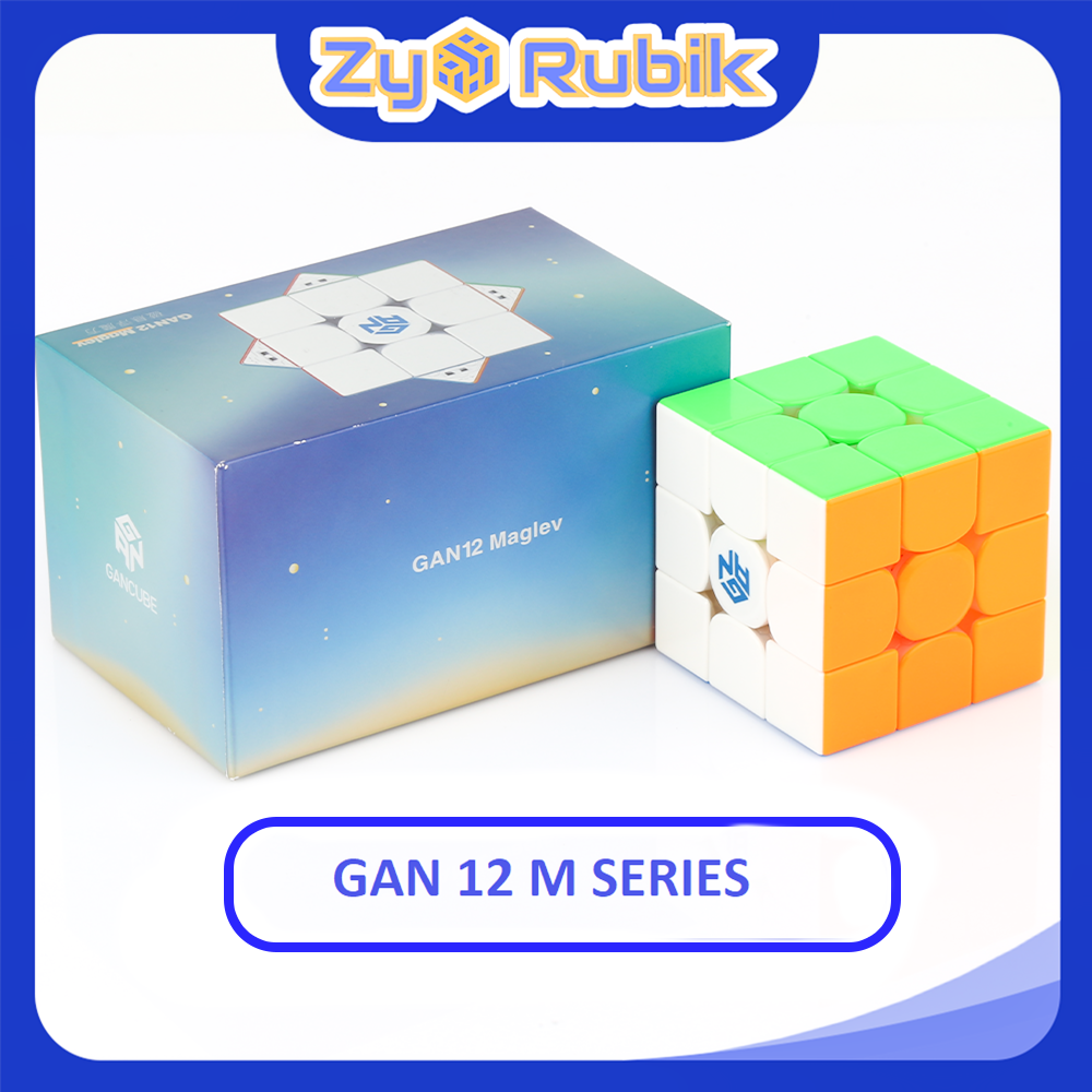 Rubik 3x3 GAN 12 SERIES 3 Maglev UV Maglev Matte Gan 12M LEAP Stickerless
