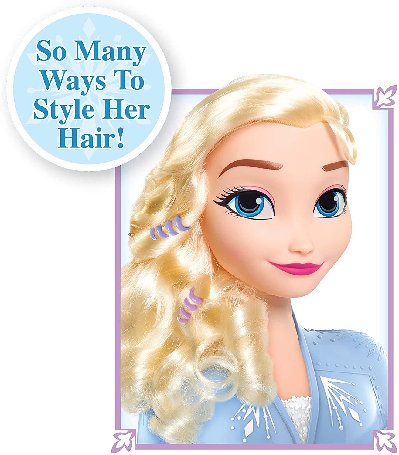 deluxe elsa styling head