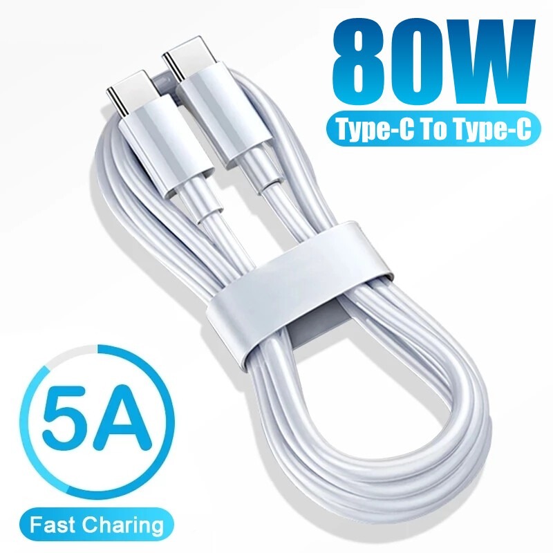 5A 80W dữ liệu Sạc nhanh dòng hai đầu loại C để Loại C dữ liệu cáp cáp cho Huawei Xiaomi sạc iPad Type-C USB C Cáp