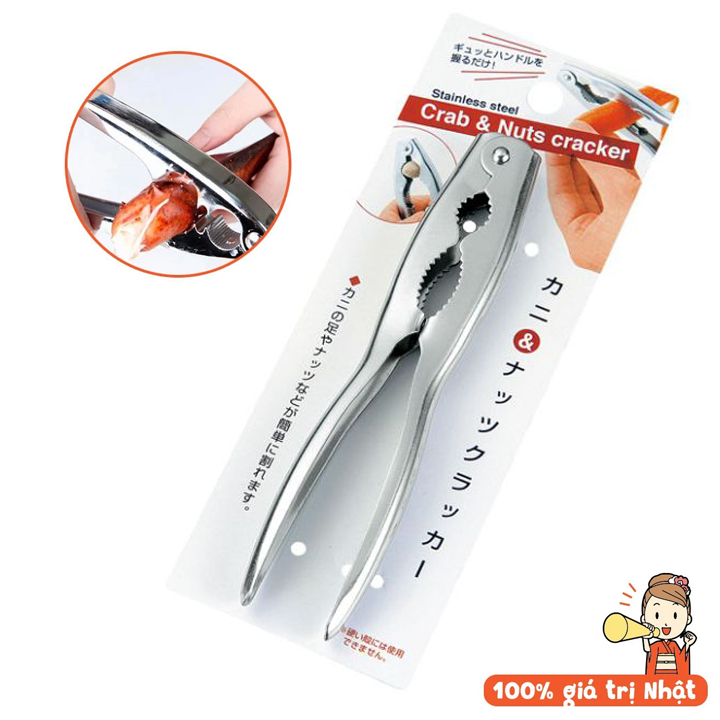 Kẹp càng cua ghẹ Echo Nhật Bản inox cứng cấp dễ sử dụng