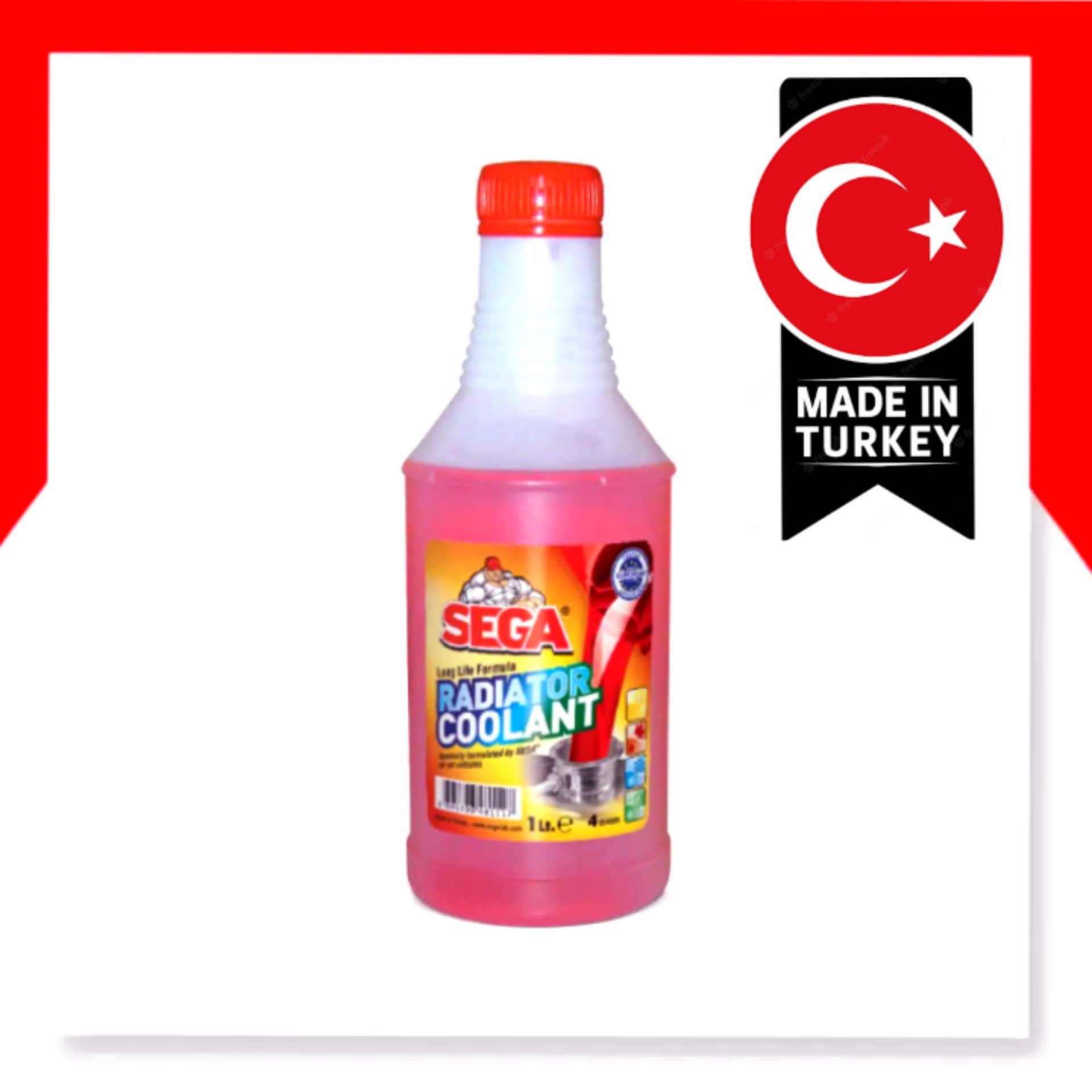 Turkey Made Radiator Coolant Red 1 Litre Sega | Daraz.pk