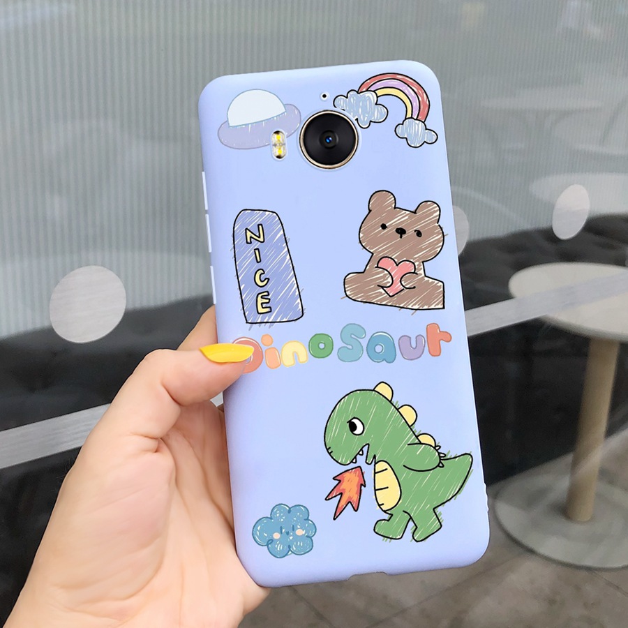 For Huawei Y5 (2017) MYA-L22 Case Motorcycle Girl Boy Painted Soft