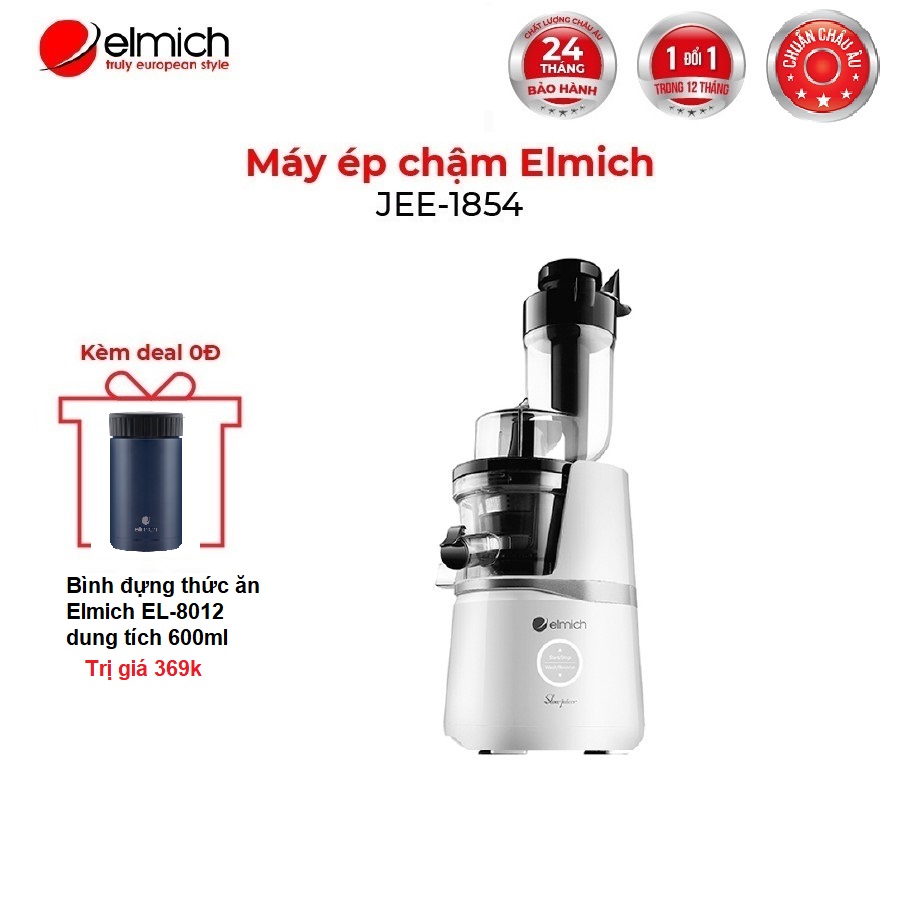 [Trả góp 0%]Máy ép chậm trái cây cao cấp Elmich JEE-1854