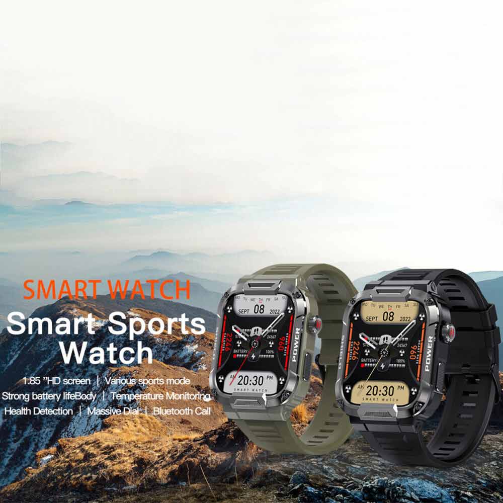 Gard Pro Ultra Smart Watch, Rugged Military Fitness Watch, Waterproof  Dust-proof