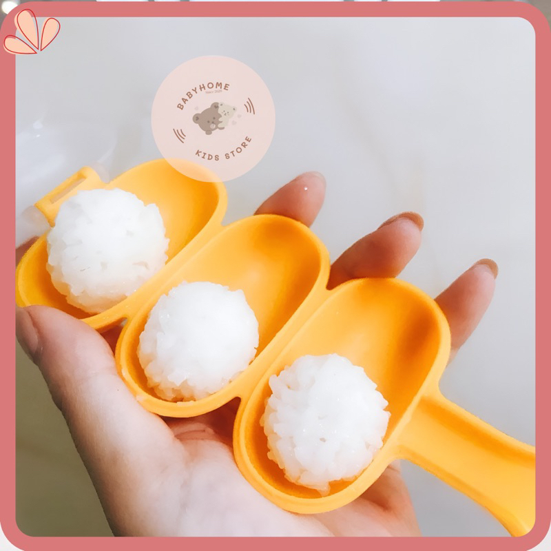 Khuôn lắc cơm Nhật viên tròn cho bé