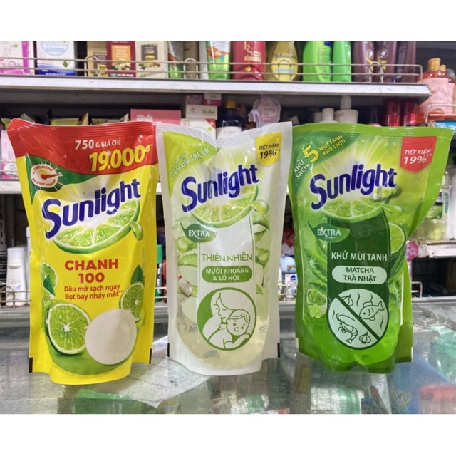 Nước rửa chén sunlight - túi 725ml
