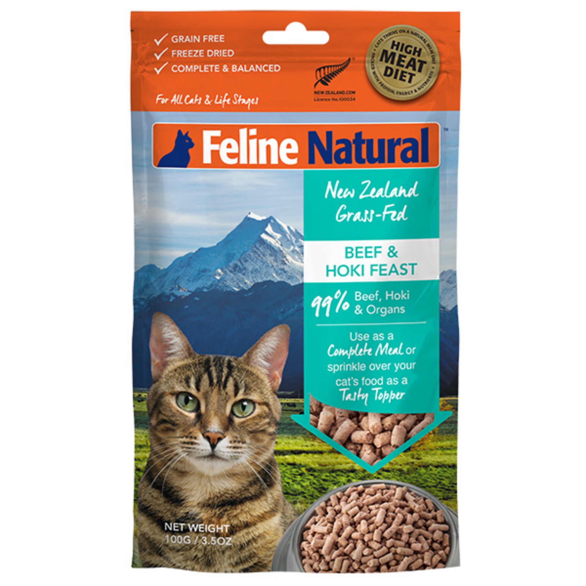 feline natural freeze dried