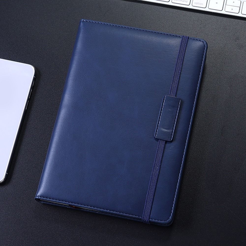 MMLUCK 4 Color Simple High Quality Work Planning Waterproof PU Leather Journal Diary Book A5 Notebook School Office Supplies Business Notepad