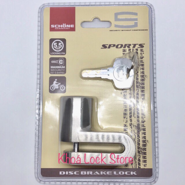 Khóa đĩa chống trộm xe máy SCHONE SC3027