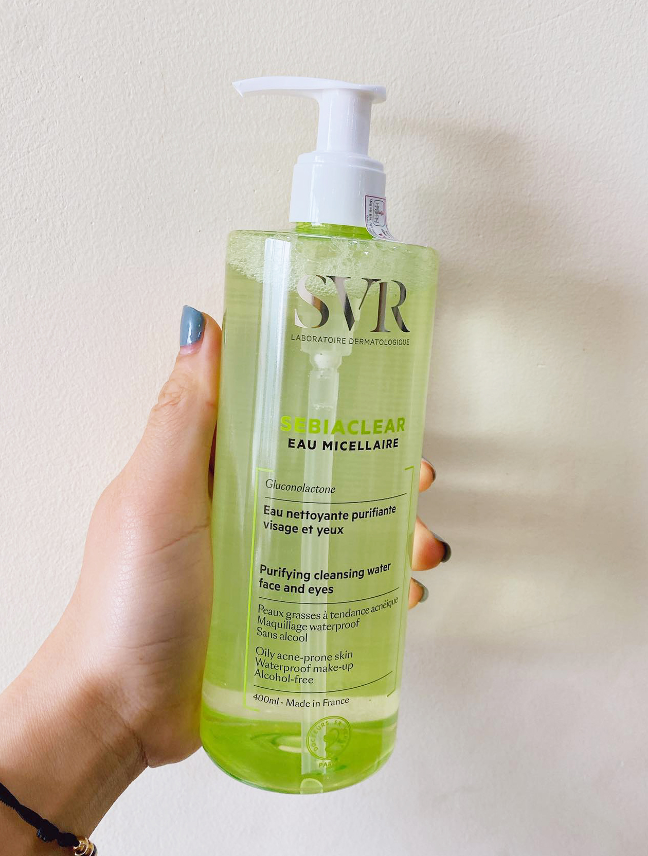 Nước tẩy trang SVR SEBIACLEAR Eau Micellaire 400ml