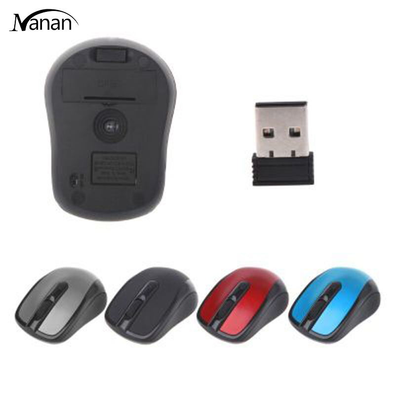 2.4GHz Wireless Optical Mouse Mice & USB Receiver for PC Laptop Computer