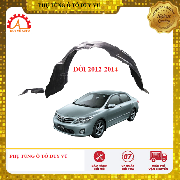 CHẮN BÙN LÒNG DÈ TRƯỚC COROLLA ALTIS ĐỜI TỪ 2005-2020